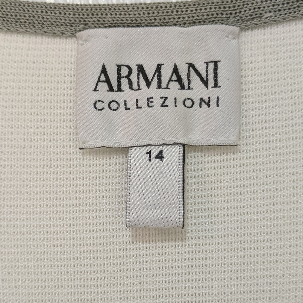 Authentic Armani Two-Tone Button Down Cardigan - image 3
